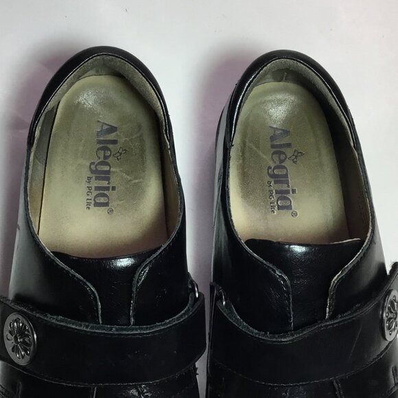 Alegria Women's Joleen Leather Professional Shoe - Black, Size 40 US 9.5 JOL-640 - Picture 6 of 9